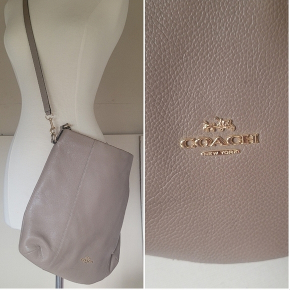 Coach New York Leather Convertible Cross Body or Shoulder Bag | Leather Purse - Picture 1 of 10